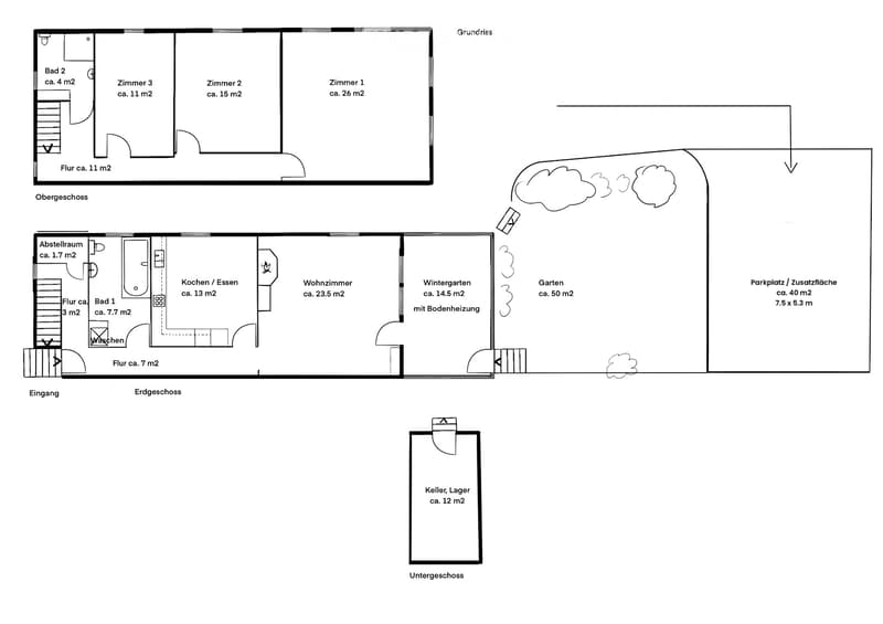 4.5 room row house including 2 parking spaces, winter garden (11)
