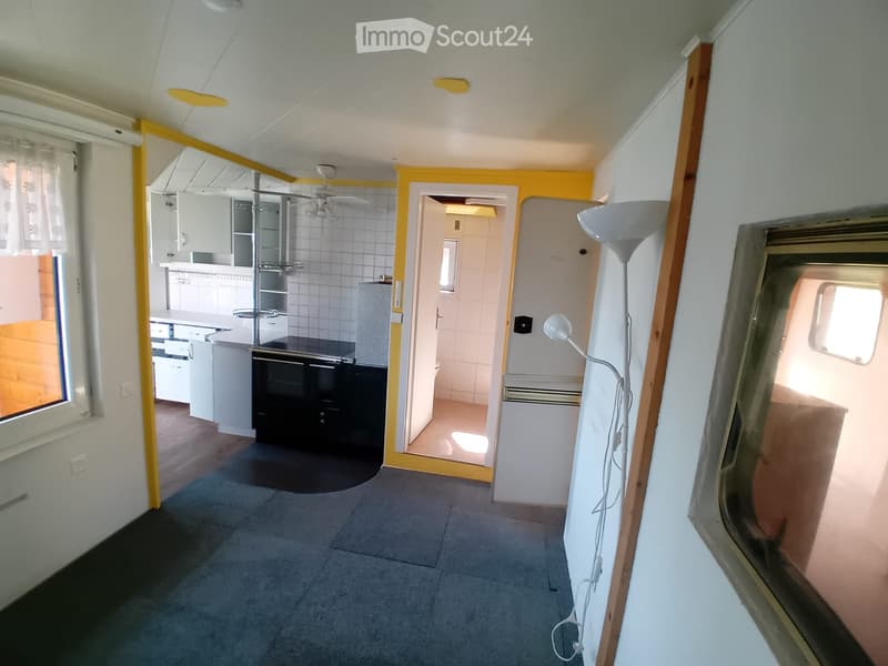 Caravan with extension and terrace (2)