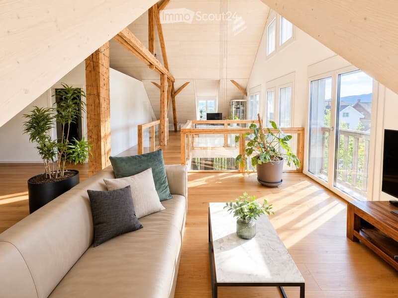 Befristet, möbliert: Grosszügige 5.5-Zimmer-Maisonette (1)