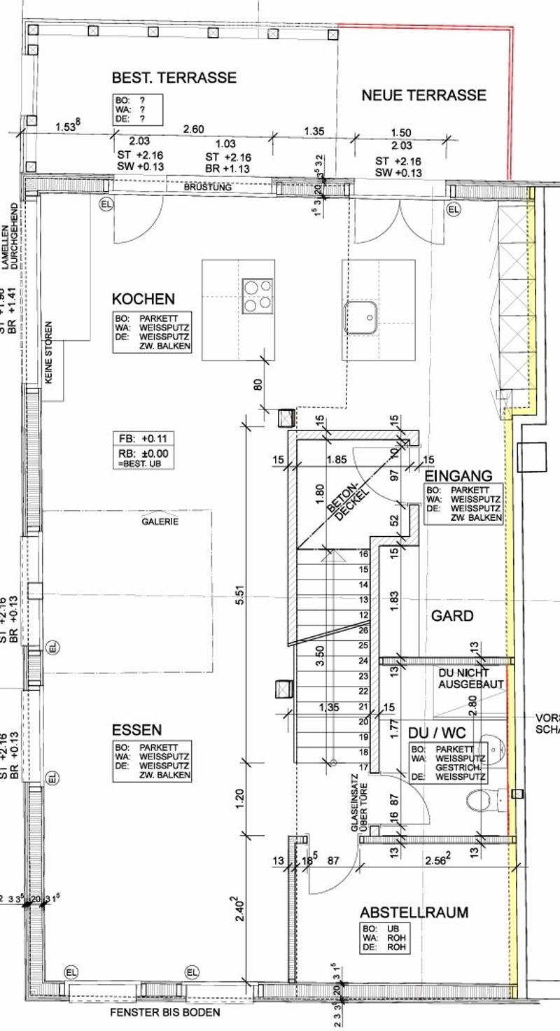 Befristet, möbliert: Grosszügige 5.5-Zimmer-Maisonette (13)