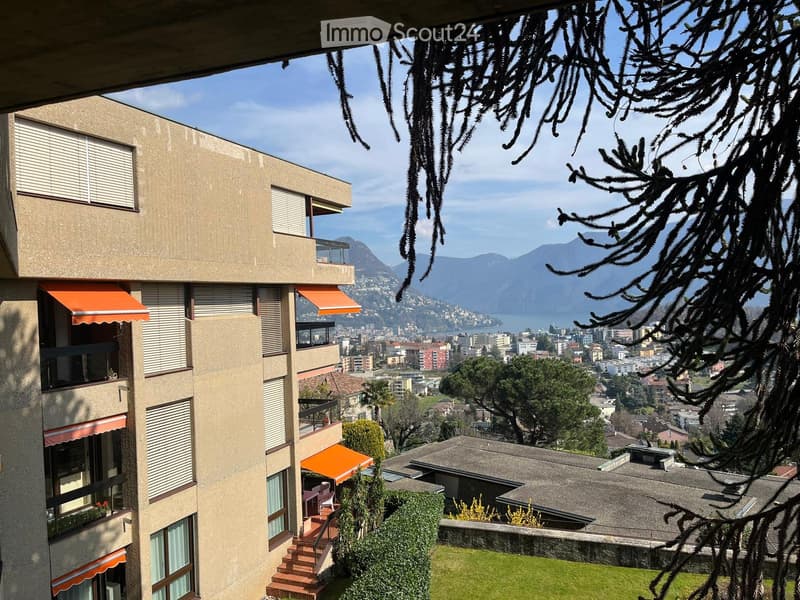2.5 locali a Breganzona (PPP) , vista lago, piscina (2)