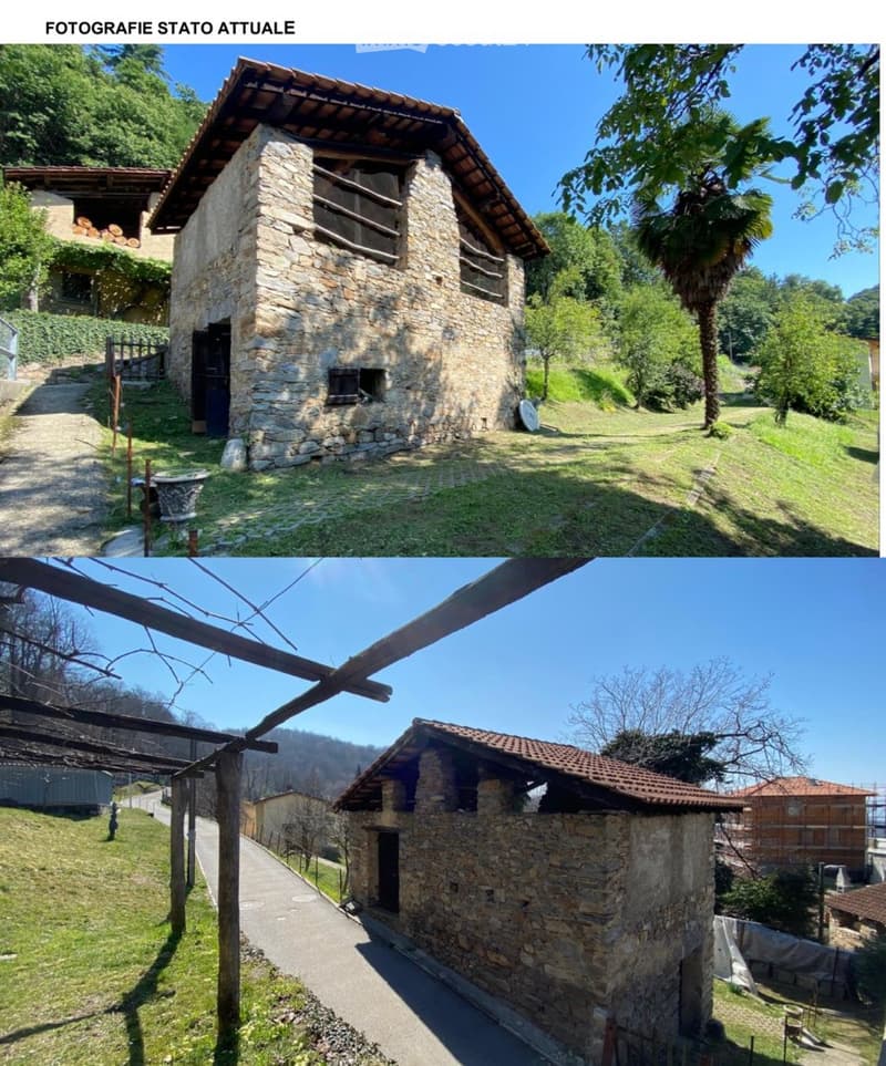 Maison rustique rénovée, jardin, géothermie avec vue sur Monte Rosa (1)