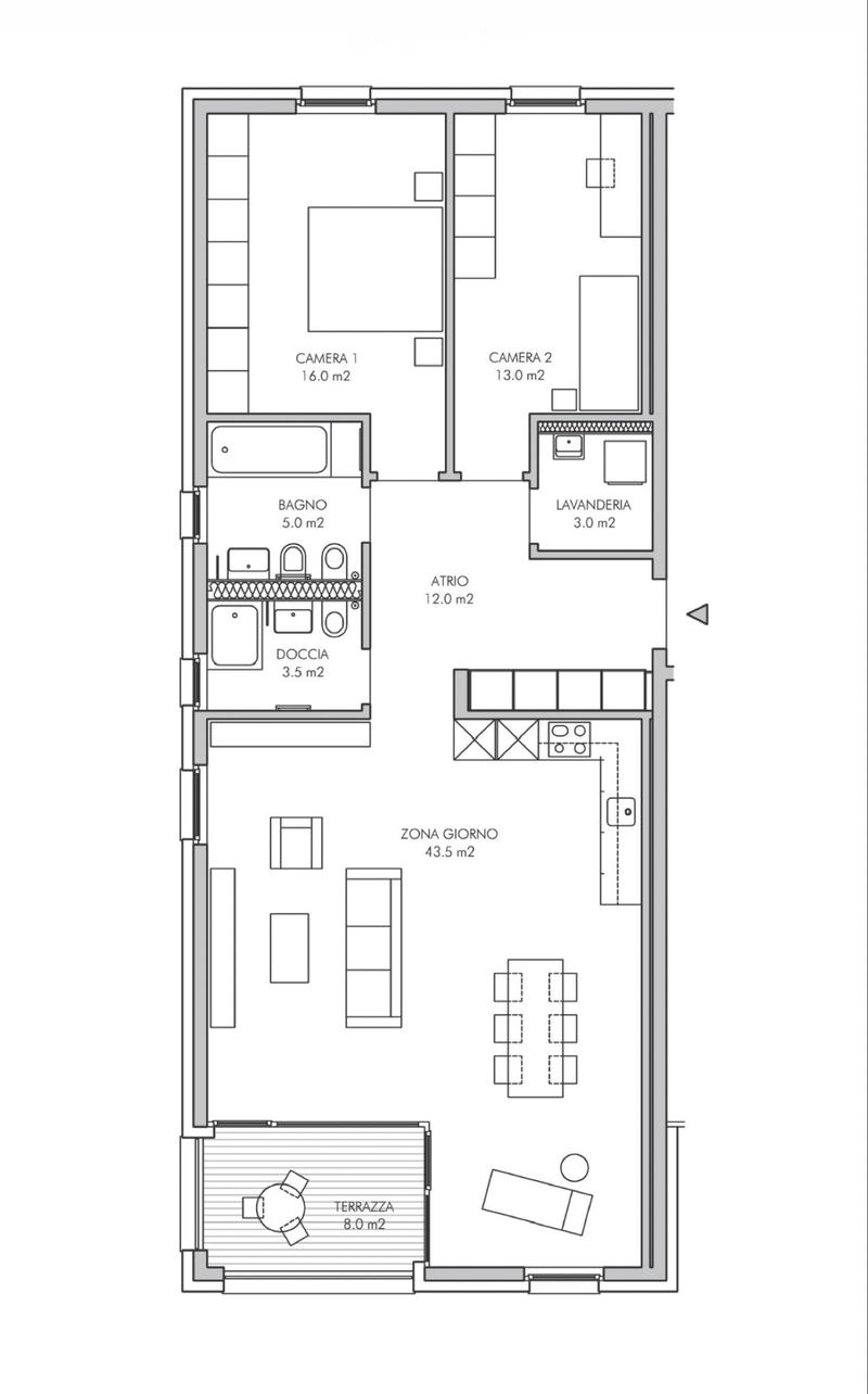 Spacious 3.5-room apartment in Camorino (1)