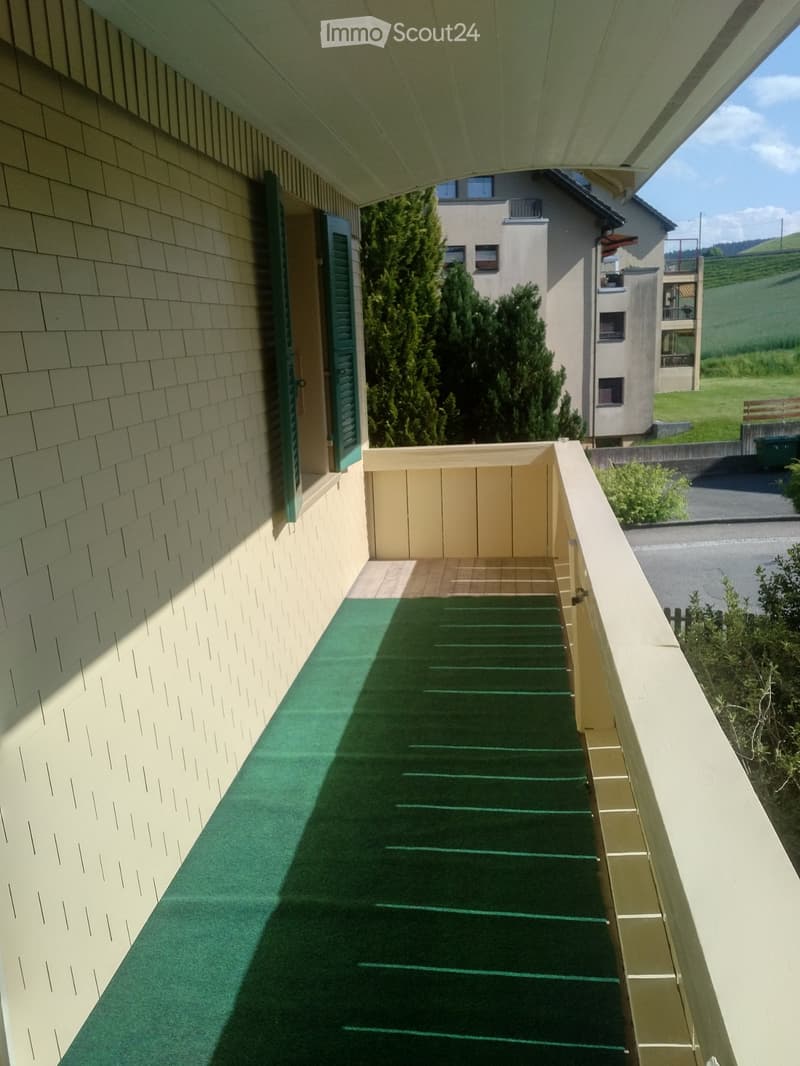 Appartamento 3.5 locali con balcone, garage & giardino a Biglen (3)