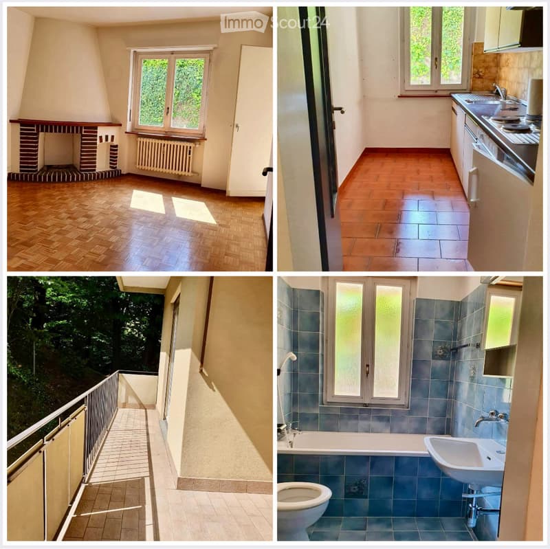 Appartement lumineux 3.5 pièces avec balcon + cave - Breganzona (1)