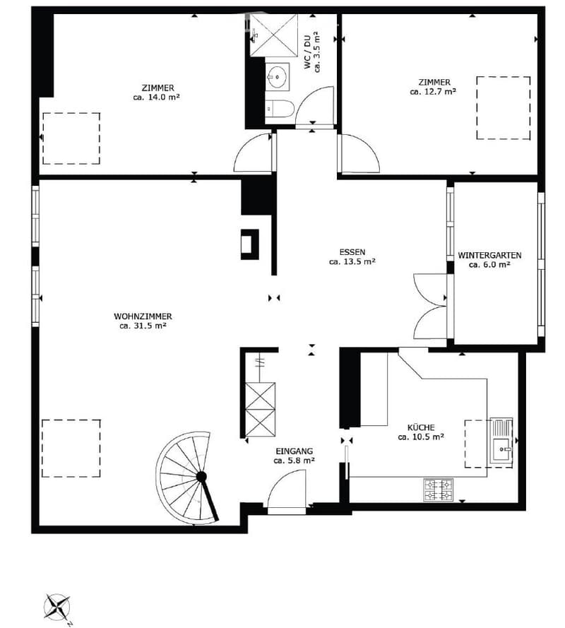 Très belle maisonnette de 5,5 pièces (9)