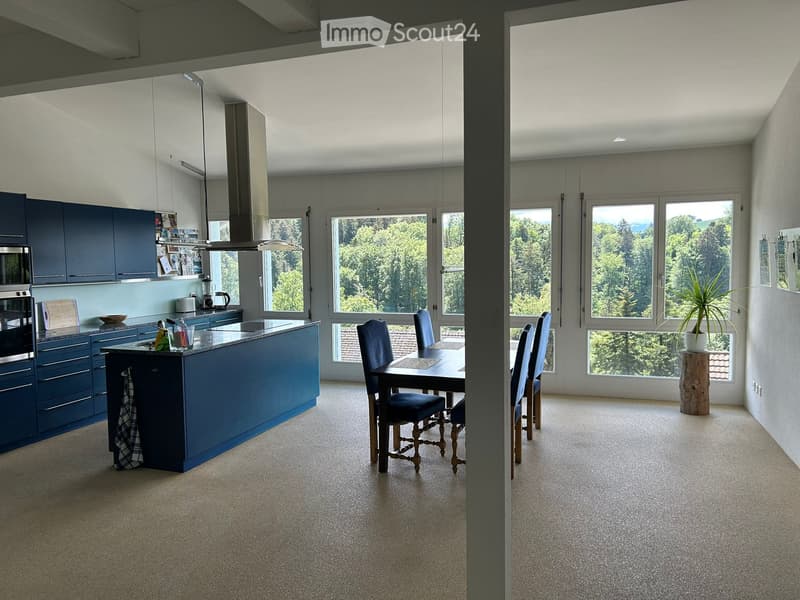 Loft-Wohnung mit Fläche von 125m², Sonnendeck und Sitzplatz (1)