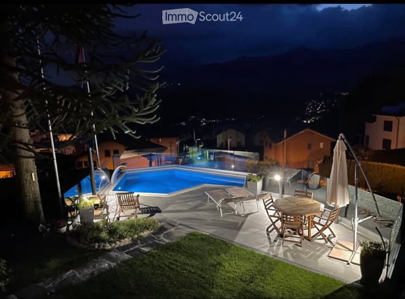Villa in Villa Luganese mit Panoramablick, Pool und Aufzug (5)