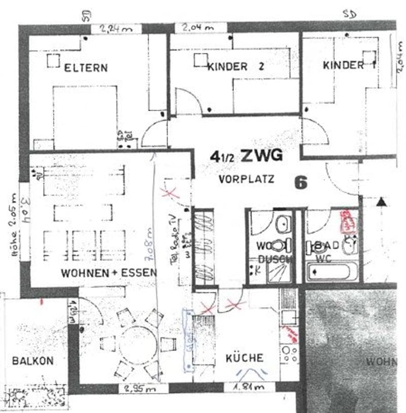 Bright 4.5-room apartment on the 3rd floor with elevator in Brunnen (5)