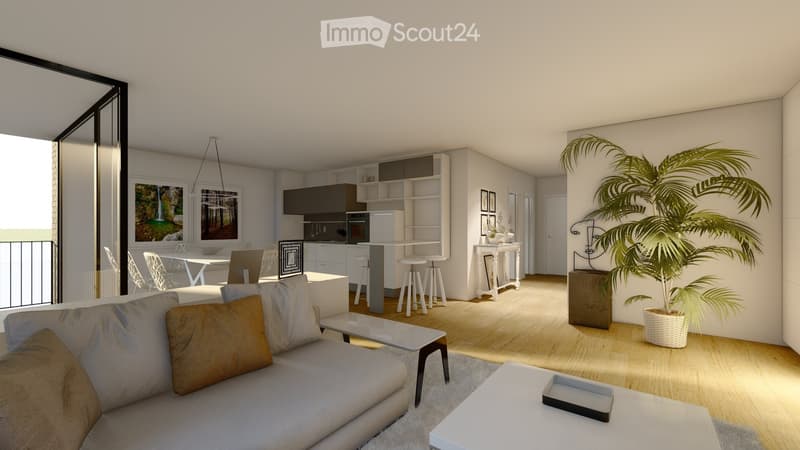 Centre-ville de Sion, appartement 3.5 pièces neuf à vendre (3)