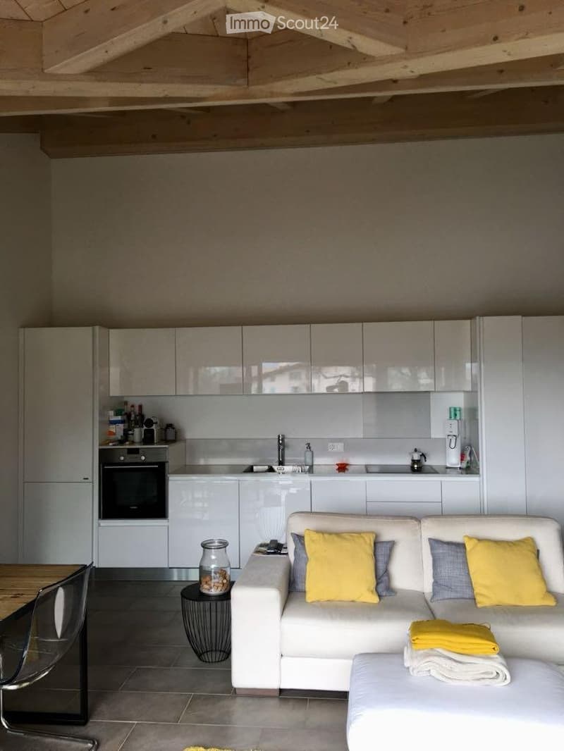 À Cadro appartement mansardé à vendre au dernier étage (3)