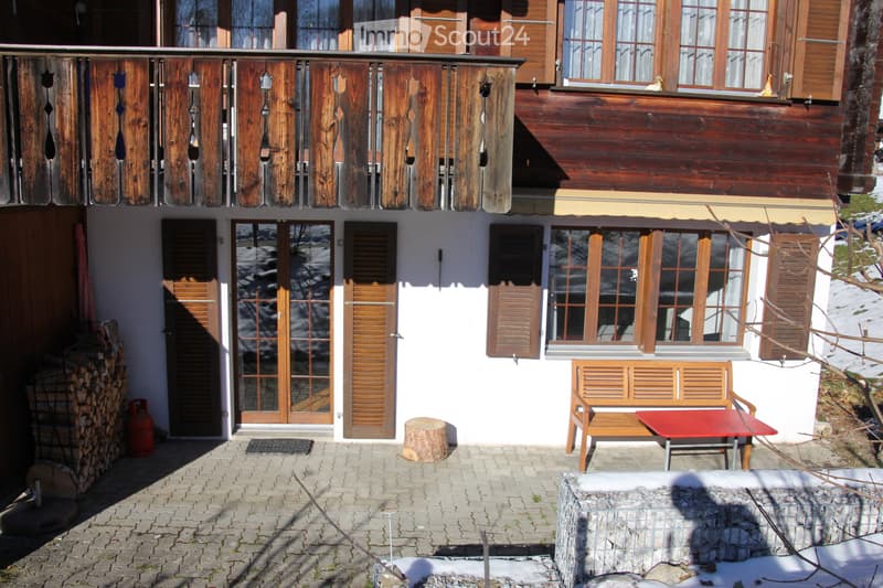 Appartement de 3 pièces avec jardin et statut de résidence secondaire à Zweisimmen (5)