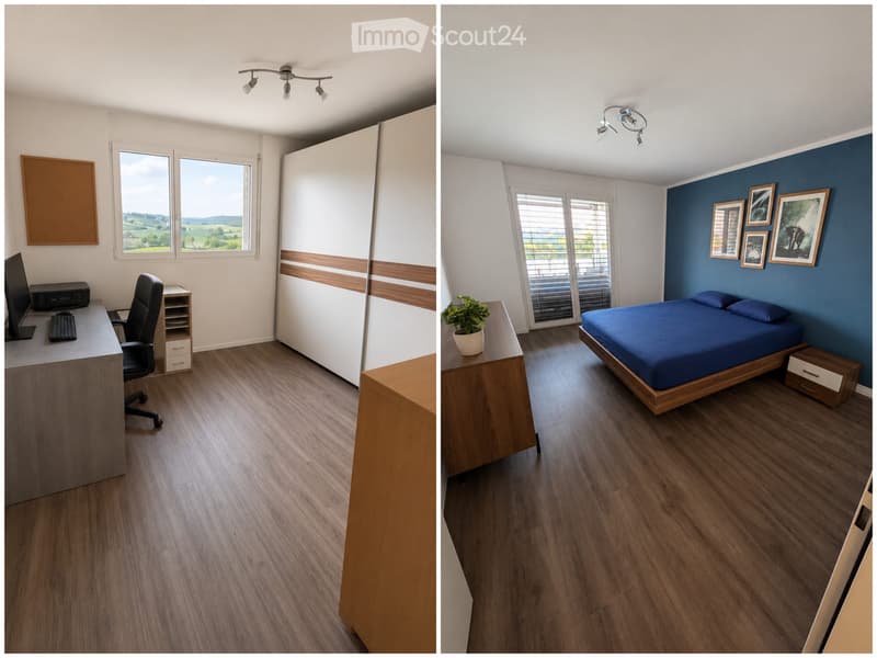 Disponibile temporaneamente: appartamento arredato di 4,5 locali a Ohmstal con vista sulla montagna (2)