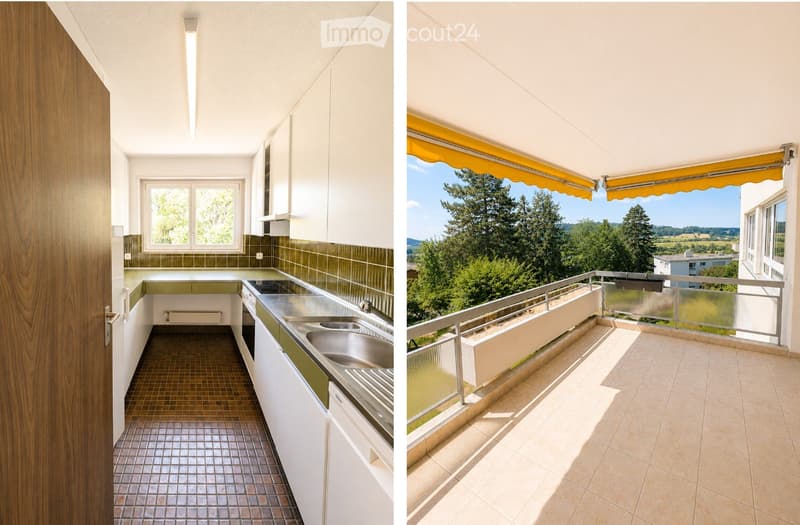 Temporary - Bright 4.5-room apartment in Wettswil with balcony (5)