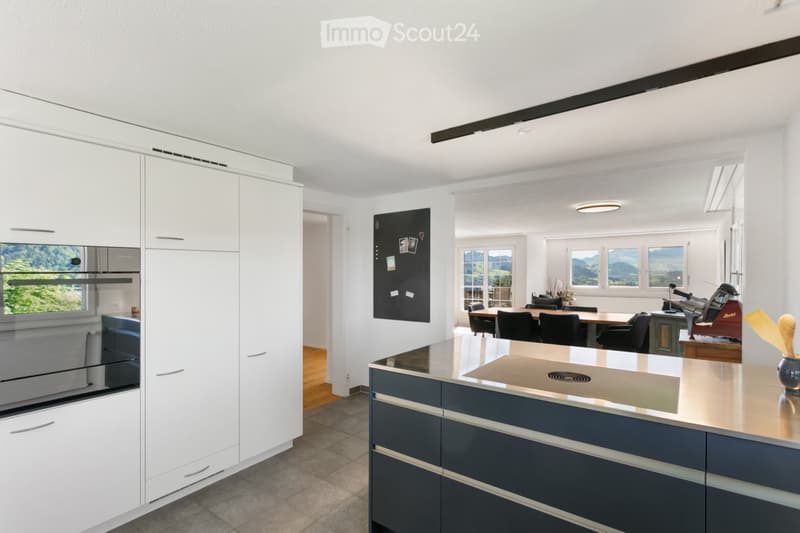 Appartement de 4,5 pièces rénové dans un environnement verdoyant avec vue imprenable (4)