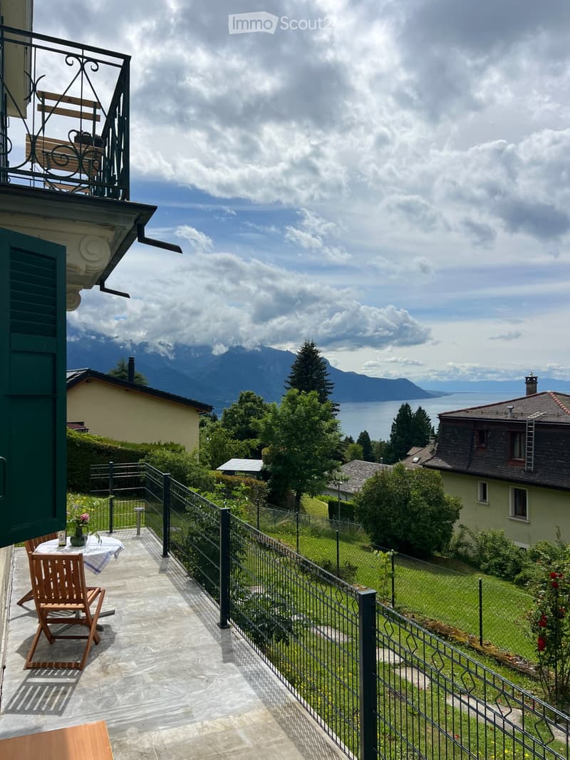 Appartamento di 2.5 locali con vista sul Lago di Ginevra a Glion (2)