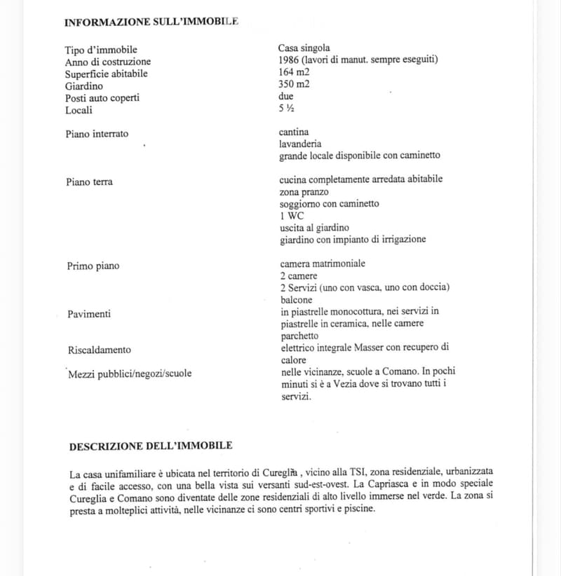 Villa indipendente con ampio terreno  Cureglia (5)