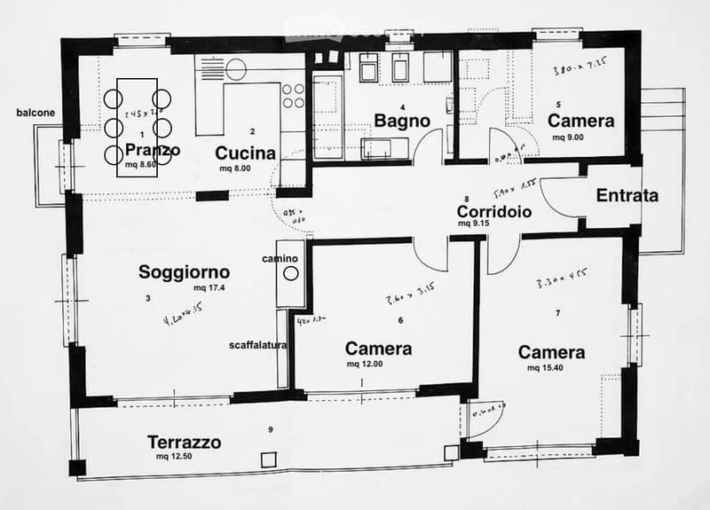 Bright apartment with lake view in Porza (5)