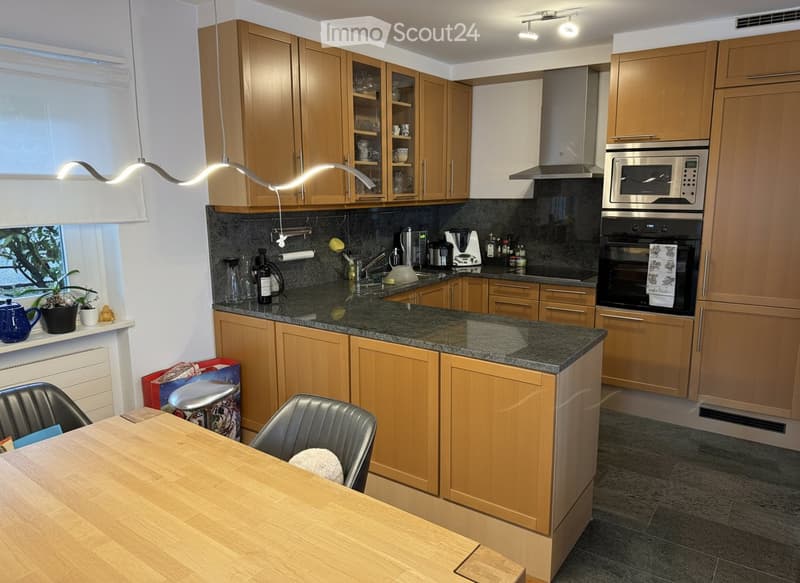 Bright apartment with lake view in Porza (4)