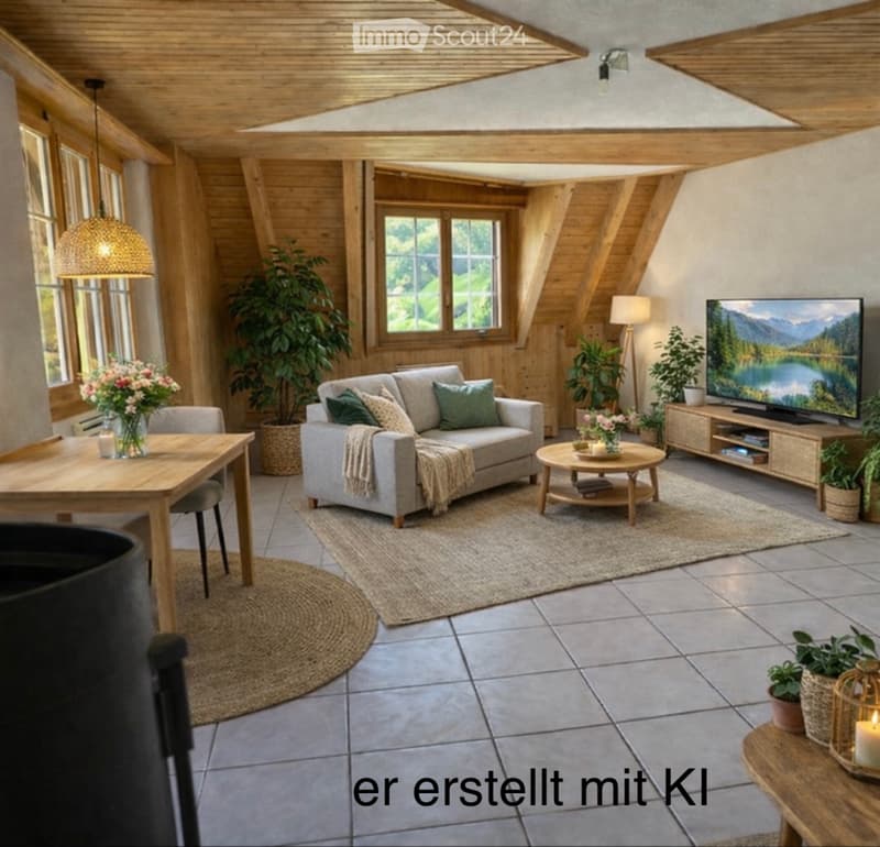 Wunderschöne 4 1/2 Zi. Whg, im nebelfreien Ohrüti/ Steg (4)