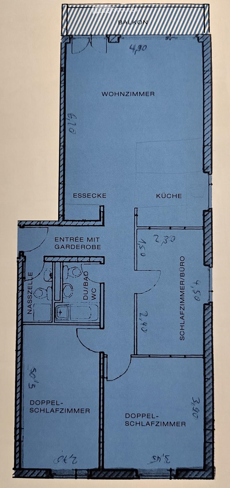 Central, bright 4.5 room apartment (5)