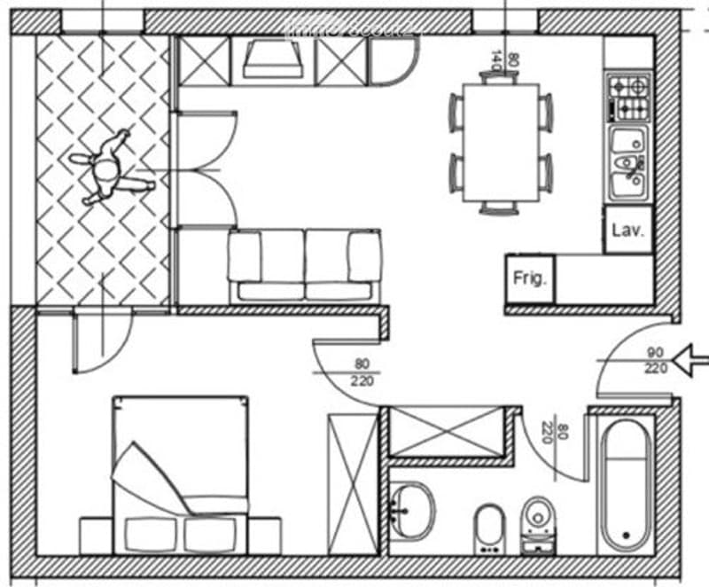 Vente dans Via Monte Boglia,16 Appartement pratique (3)