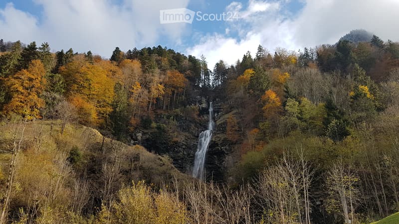 Camera con vista sulla cascata (3)