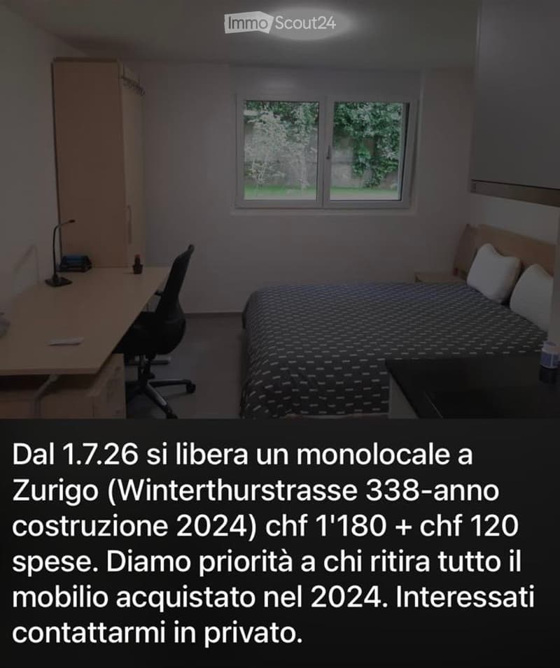 Affitto monolocale, centro Zurich (4)