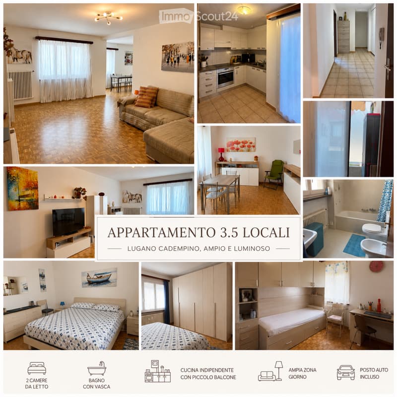Cadempino (Lugano) looking for a sublessee for 3.5 rooms (4)