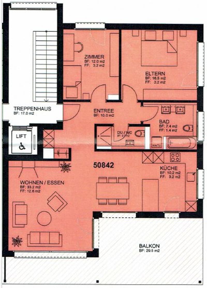 3.5-Zimmer-Wohnung mit grosser Terasse (5)