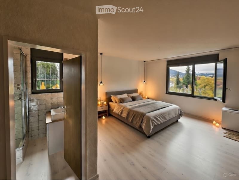 Casa familiare con vista libera, 10 minuti da Basilea (5)