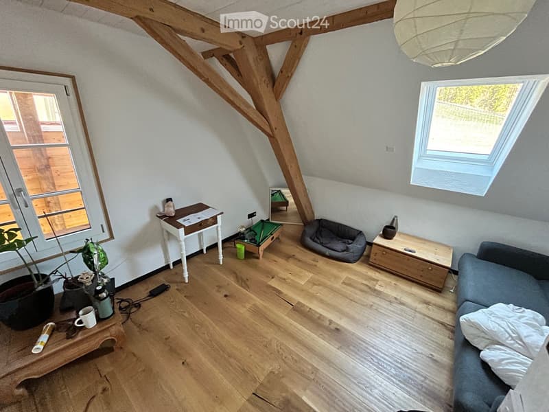 Camera in una casa a misura di animali con grande giardino (5)