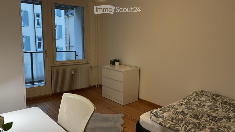 Bright furnished room in 4-room apartment in St. Gallen - all incl (3)