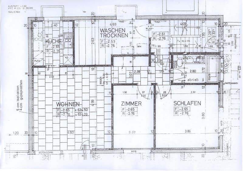 Schöne, helle, grosse 3 Zi-Parterre-Wohnung in 3-Fam.haus (5)