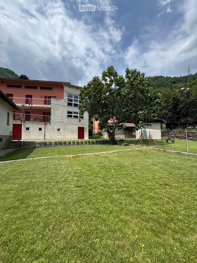 Prächtiges Duplex mit 3.5 Zimmern, Terrasse und großem Garten (1)