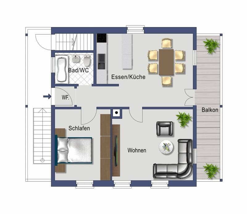 Appartamento 3 camere 1° piano (5)