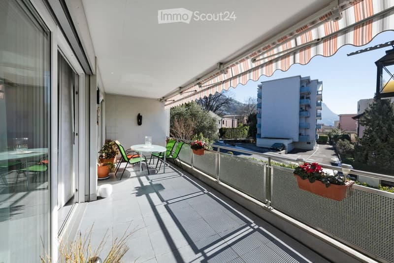 Rent apartment with 3.5 rooms and open view in Pregassona (5)