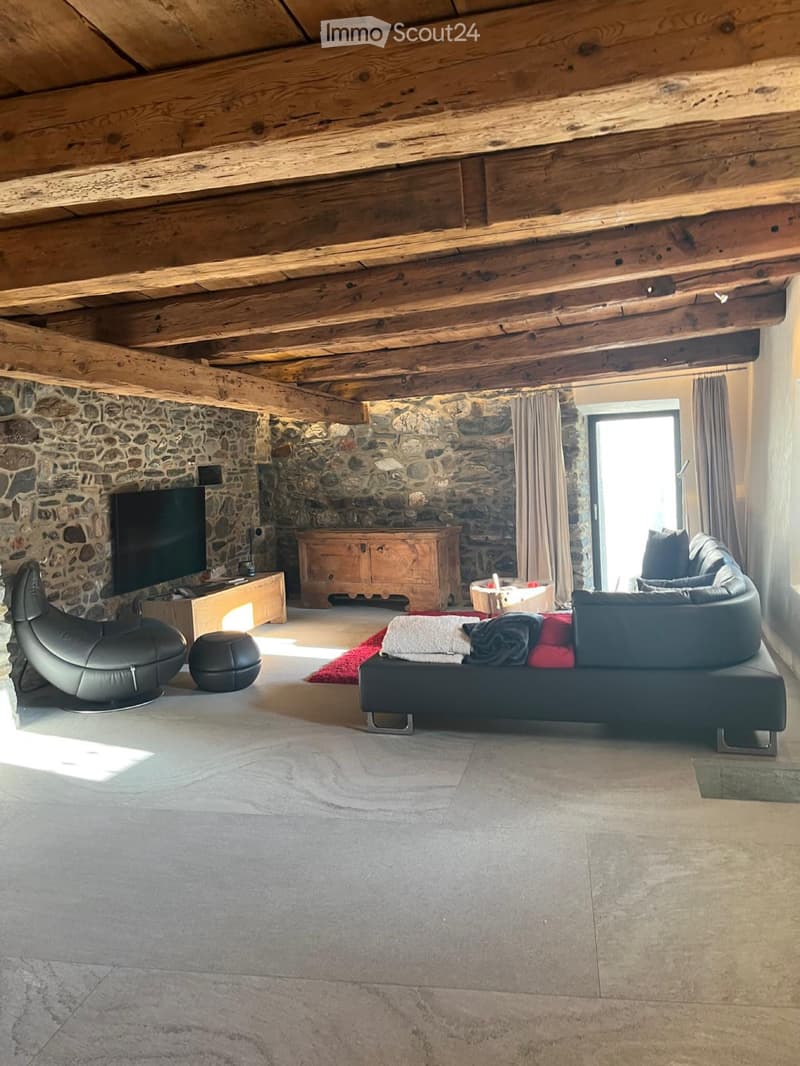 Einzigartige Loft-Wohnung mit historischem Charme in Splügen (3)