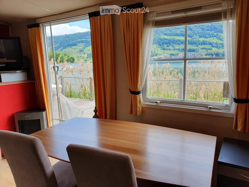 Zu verkaufen: Schönes Mobilheim mit Terrasse (1)