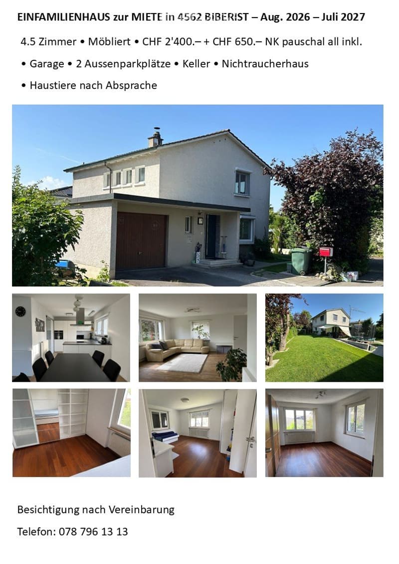 Single-Family House for RENT in 4562 BIBERIST Aug. 2026 July 2027 (1)