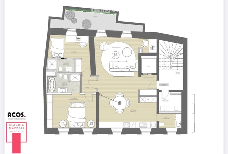3.5-room apartment in the center of Lugano, available immediately (1)