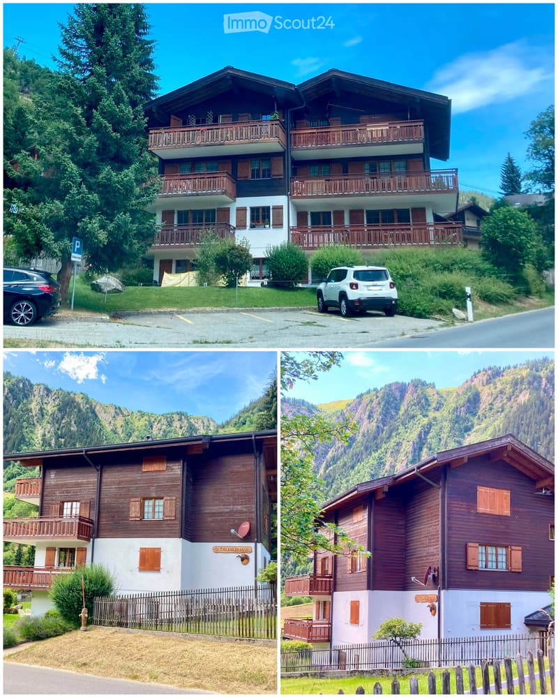 3.5-Zimmer-Wohnung mit traumhafter Bergsicht in Blatten (1)