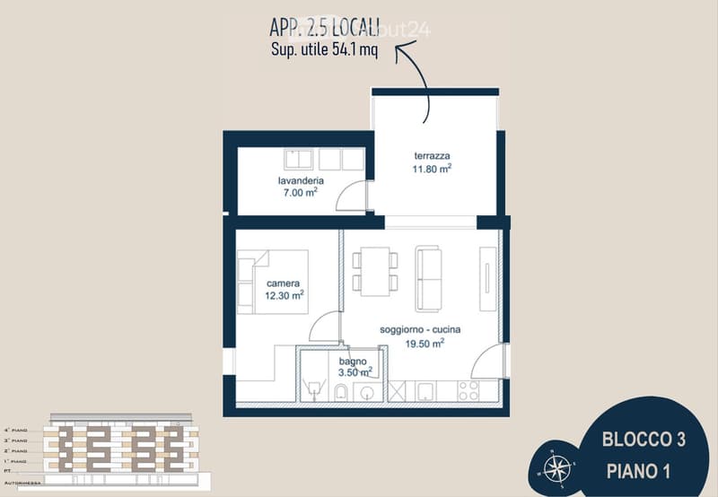 Mietwohnung 2.5 Zimmer - höchster Standard (3)