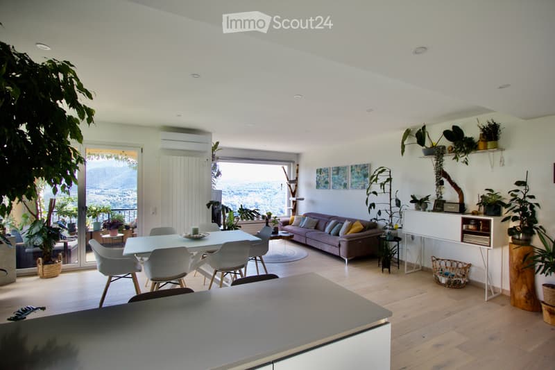 Seeblick mit Terrasse, 3.5 Zimmer mit Terrasse in Vernate (3)