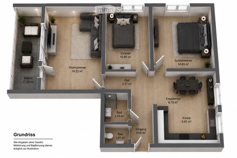 Kernsanierte 3.5-Zimmer-Wohnung mit Panoramablick (5)