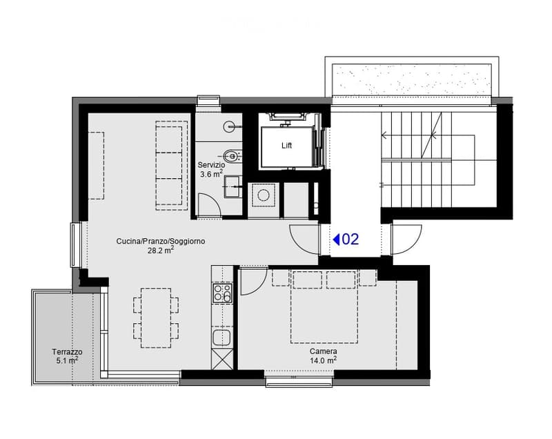 New 2.5-room apartment in Coldrerio (3)