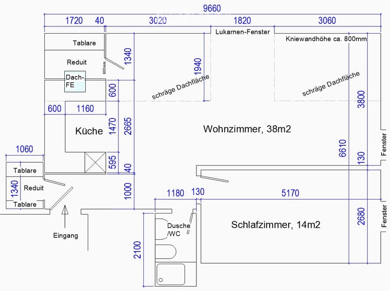 2 Zimmer Dachwohnung (5)