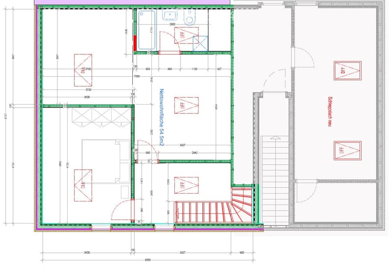 Nouveau bâtiment 4,5 pièces appartement maisonnette 160m2 (3)