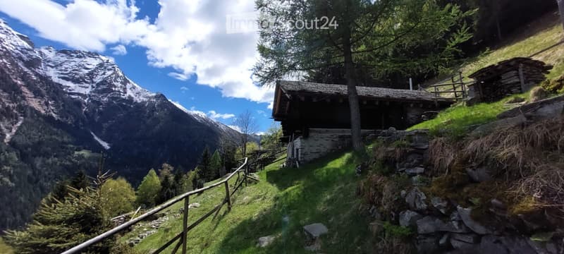 Denkmalgeschützte Rustico auf Alp Cavaionc / Calancatal (4)