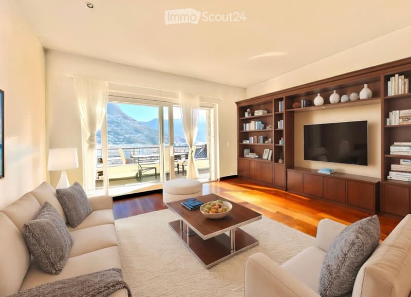 Villa à Lugano: 235 m², vue sur le lac, jardin et terrasse (4)